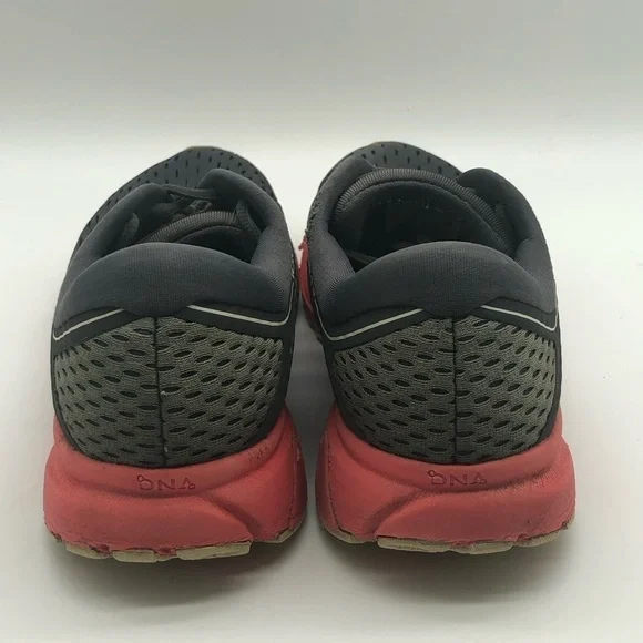 Brooks Running Shoes Women's 11  Ravenna 9 Pink Gray Lace Up Athletic Sneakers - Picture 4 of 8